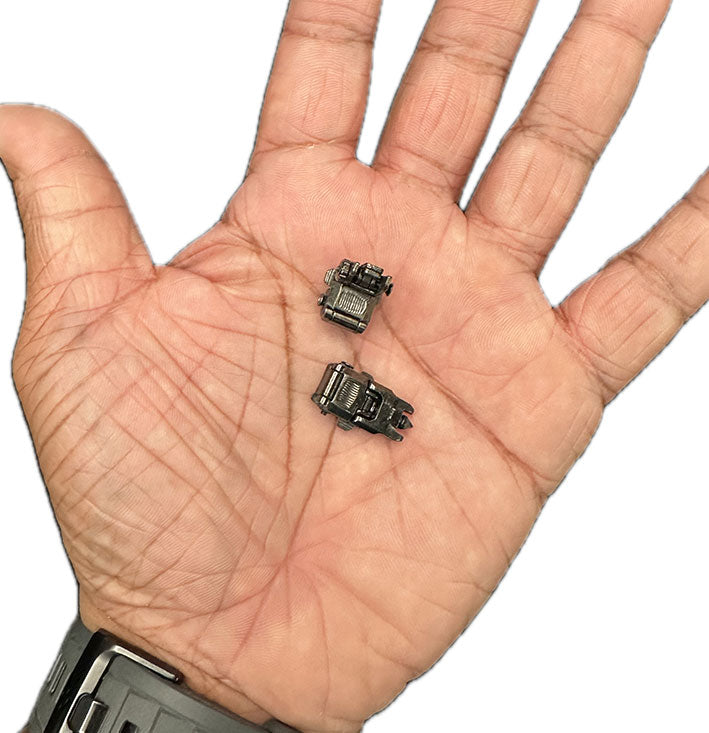 Miniature Flip Up Sights Model | GoatGuns Attachments – GoatGun Models