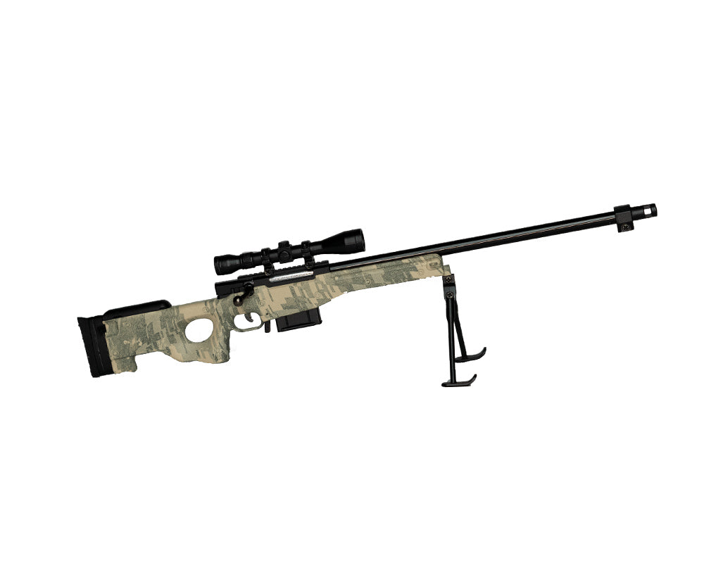 Miniature AWM L96A1 Model in Digital Camouflage | GoatGuns – Goat Guns