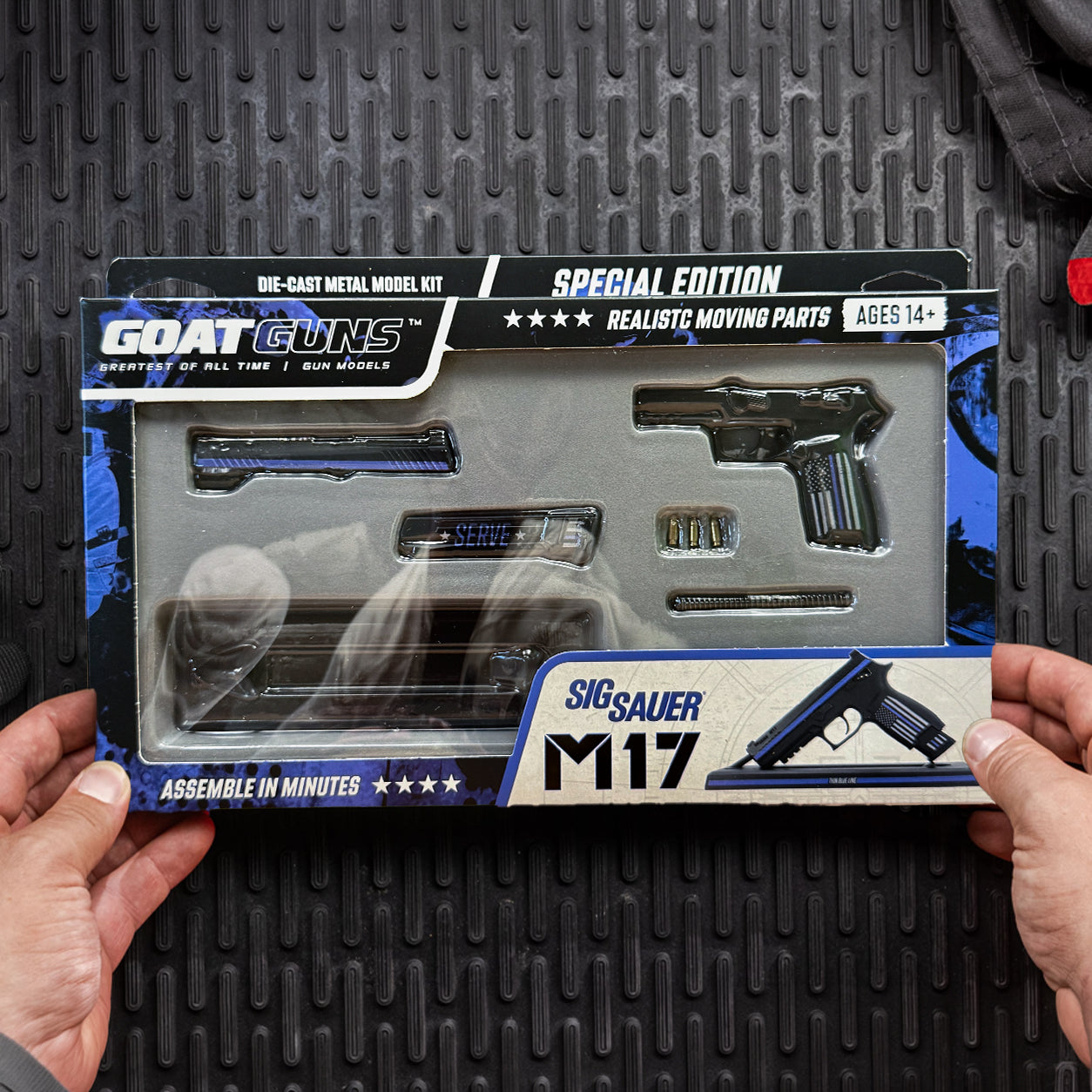 SIG SAUER M17 Model Thin Blue Line Edition 1:2.5 Scale – GoatGun