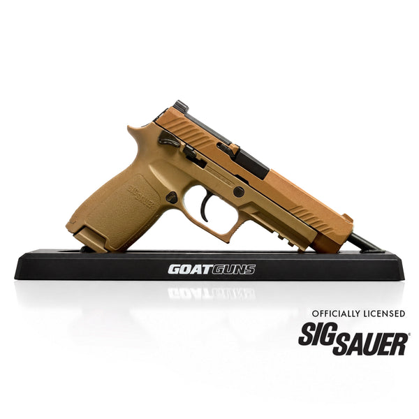 Miniature SIG SAUER M17 Model Tan | GoatGuns – GoatGun Models