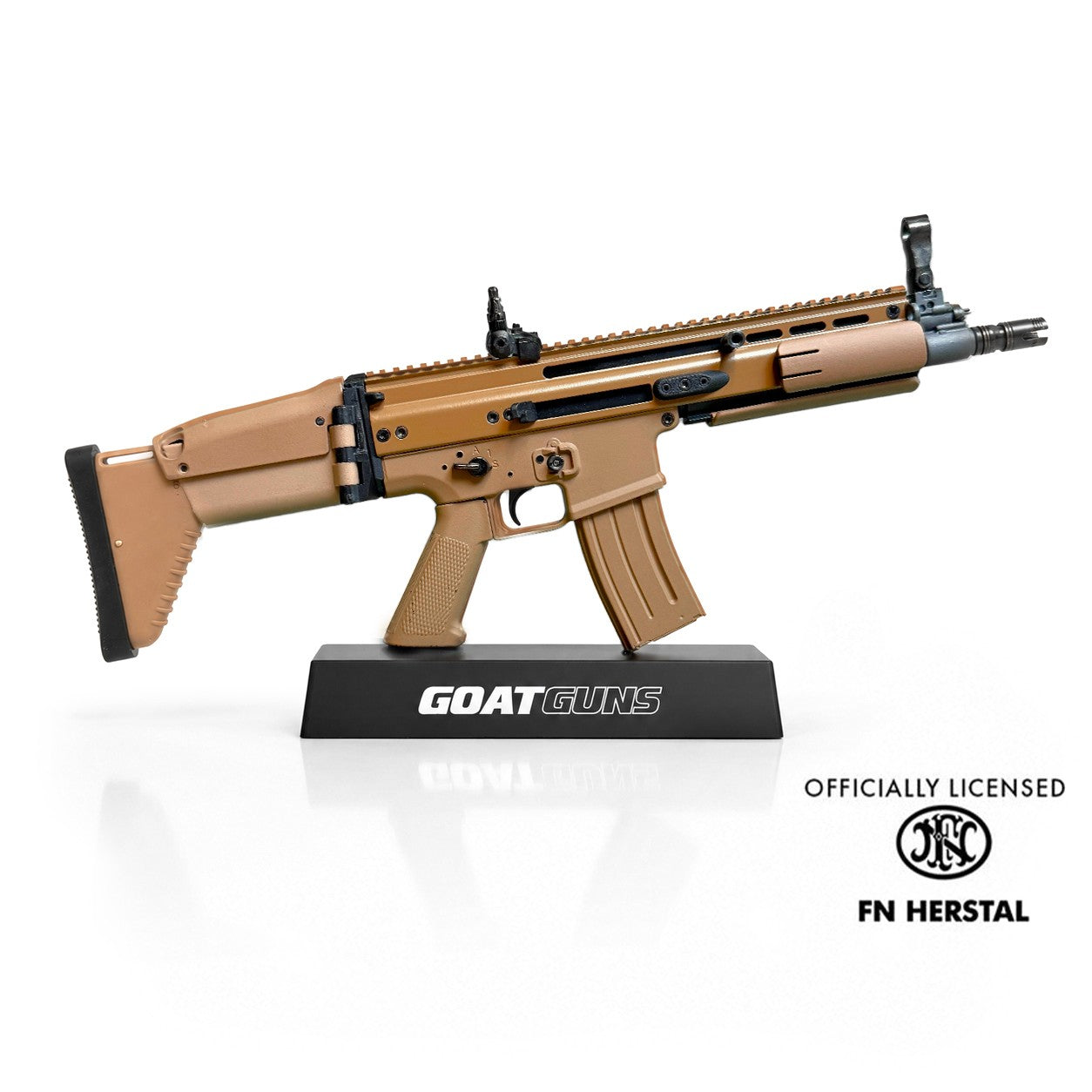Miniature AR15 Model with Zebra Coated Skin – GoatGun Models