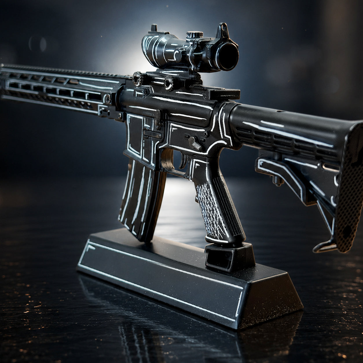 AR15 Model - Cel Shade