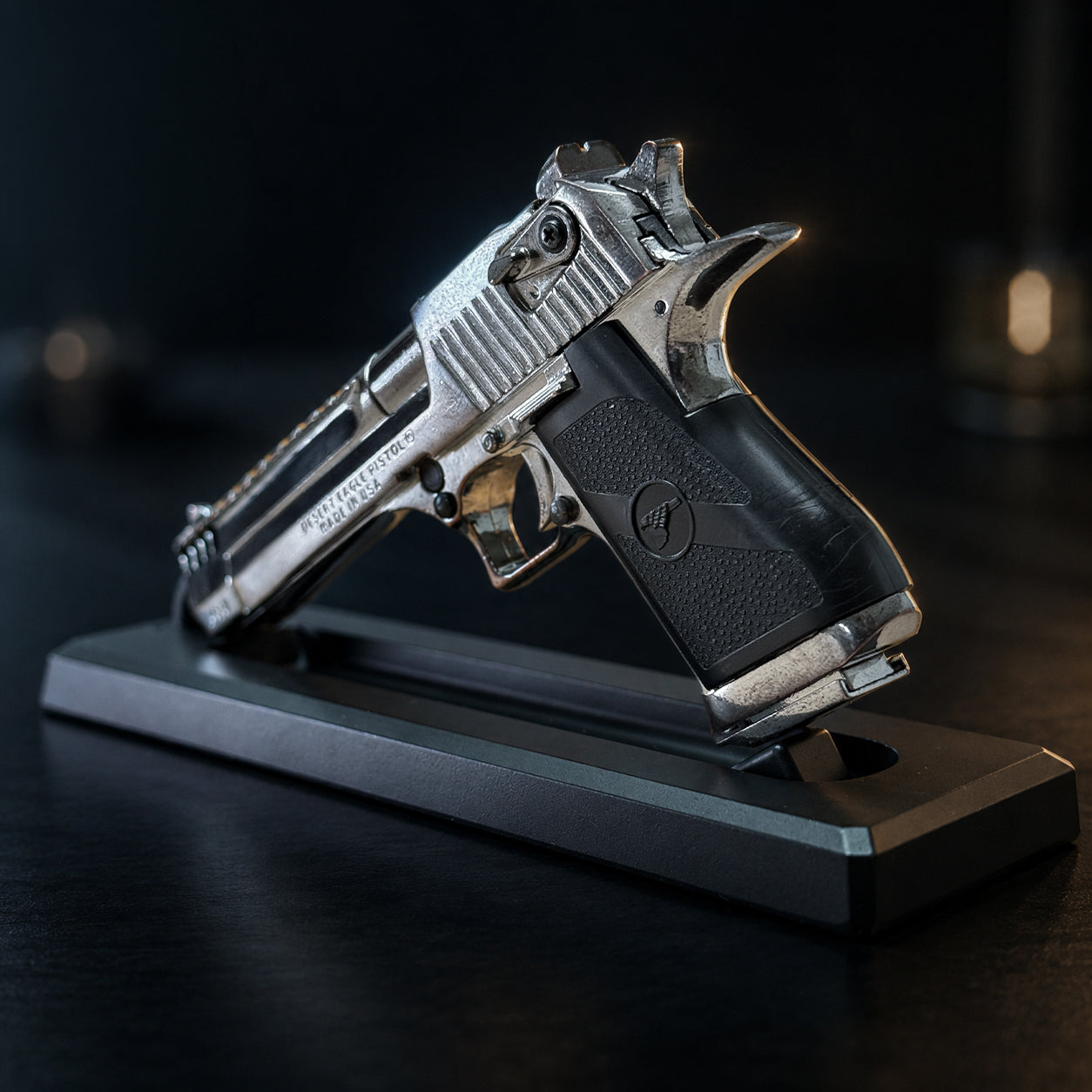 KAHR Desert Eagle Model - Chrome Silver | 1:2.5 Scale GoatGuns