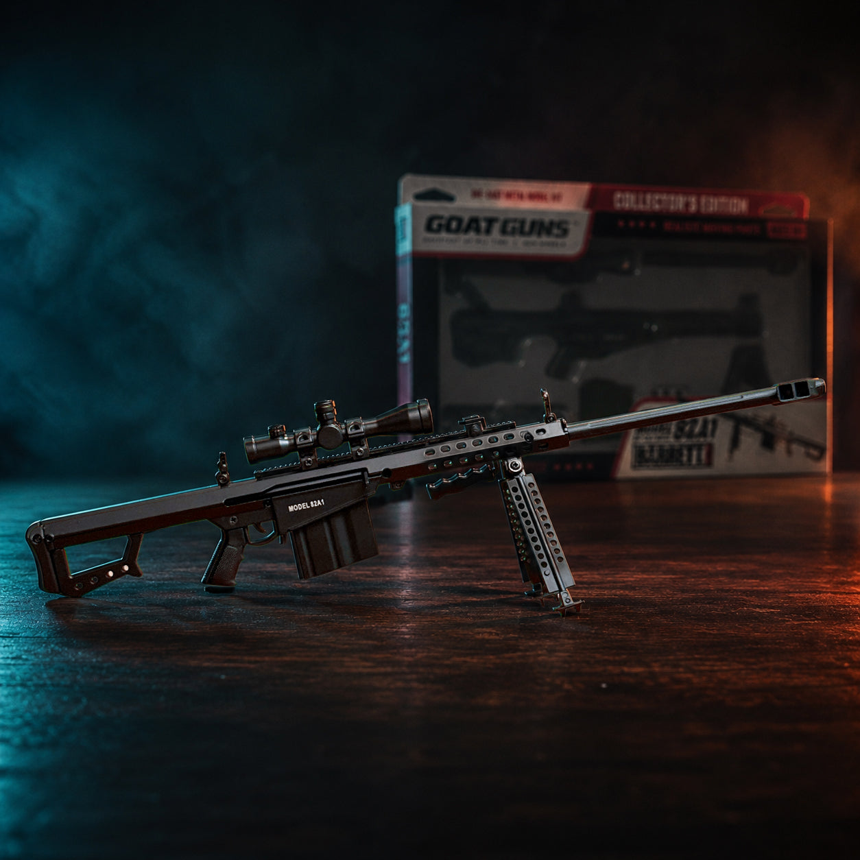 Miniature BARRETT Model 82A1 | 1:3 Scale Die Cast Metal GoatGuns