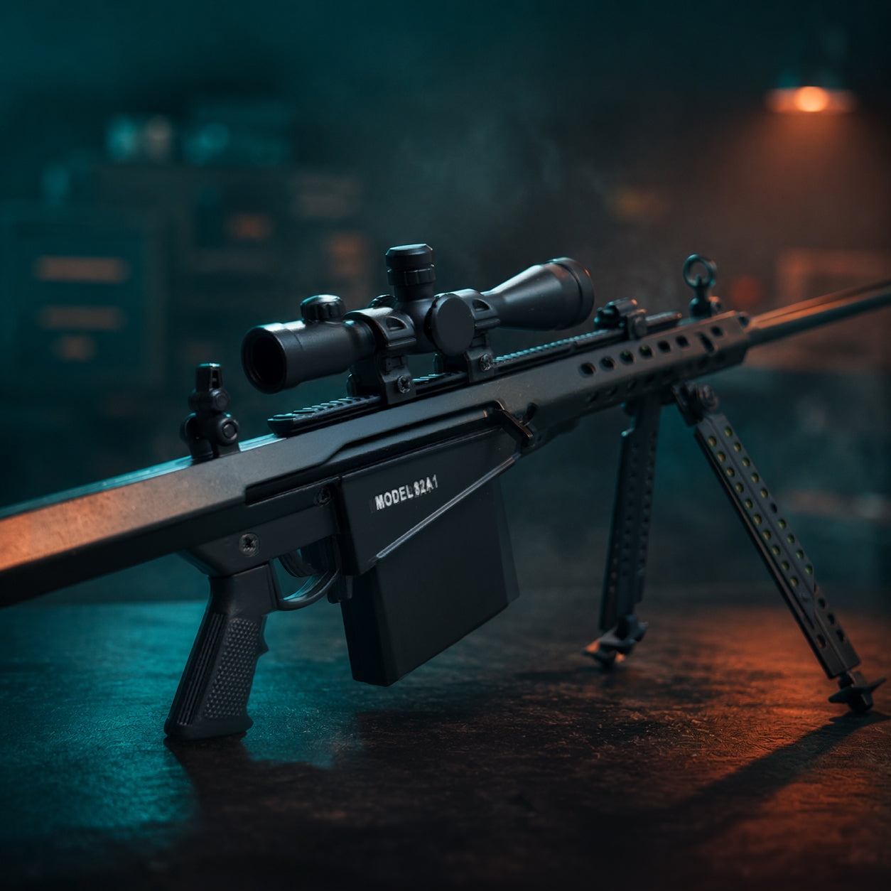 Miniature BARRETT Model 82A1 | 1:3 Scale Die Cast Metal GoatGuns