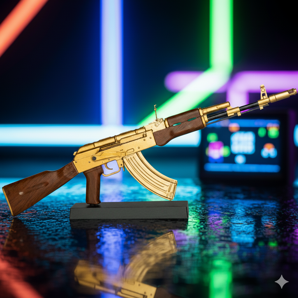 AK47 Model - Gold