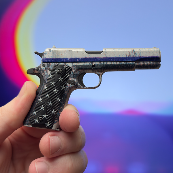 Limited Edition Thin Blue Line 1911 Model – GoatGun Models