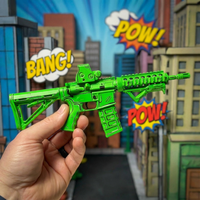 Limited Edition Green Cel-Shaded AR15 Model