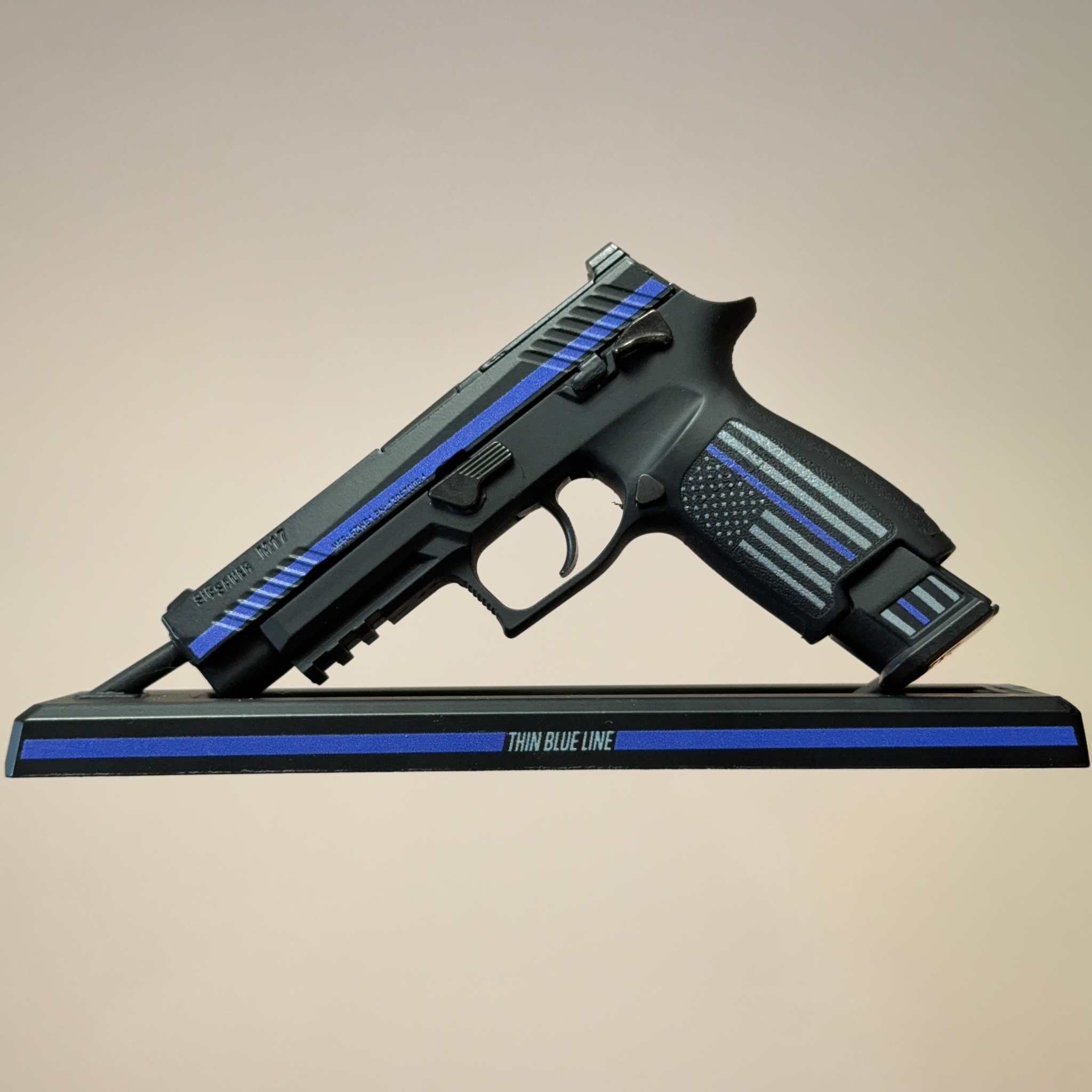 SIG SAUER M17 Model Thin Blue Line Edition 1:2.5 Scale – GoatGun