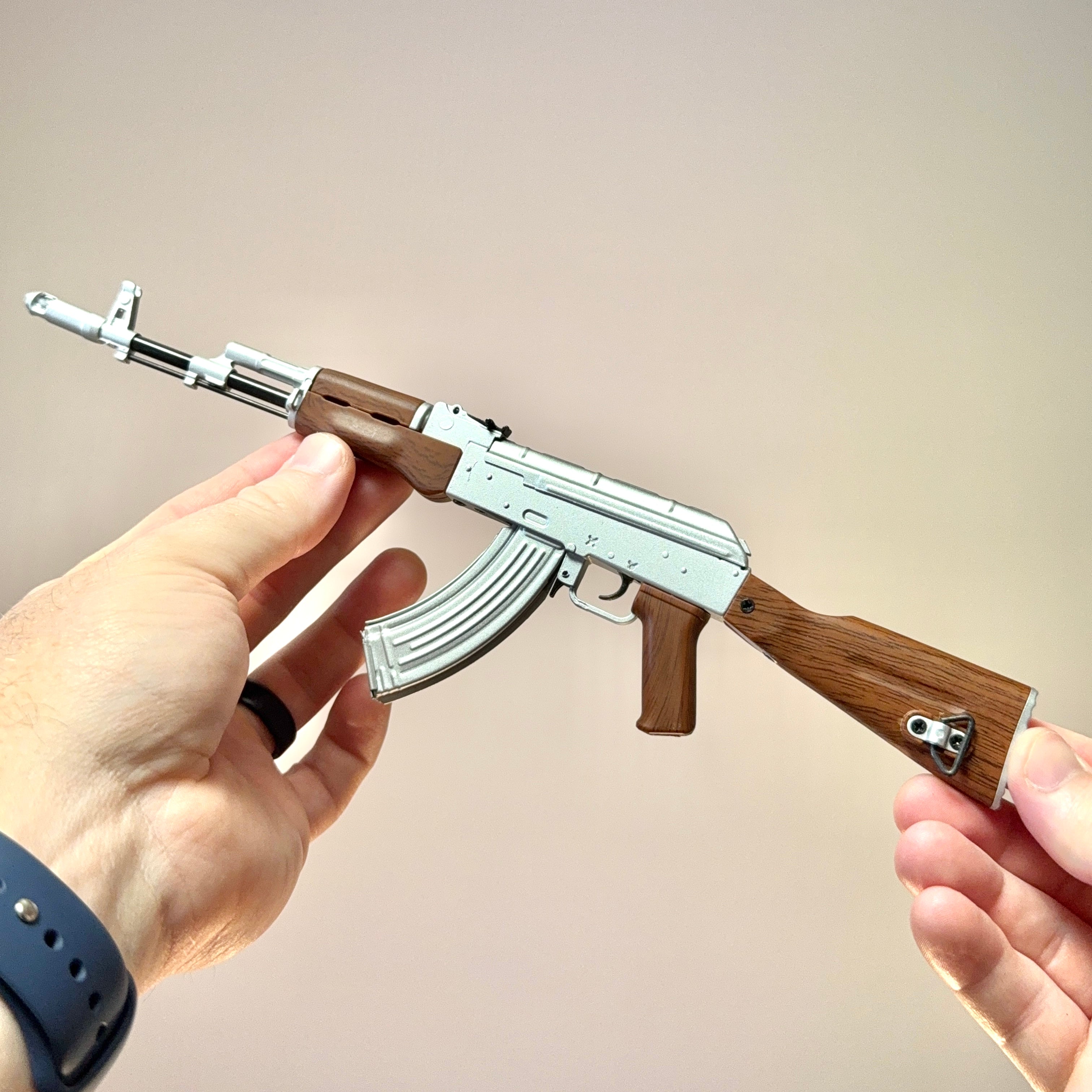 Silver AK-47 Limited Edition Model – GoatGun Models