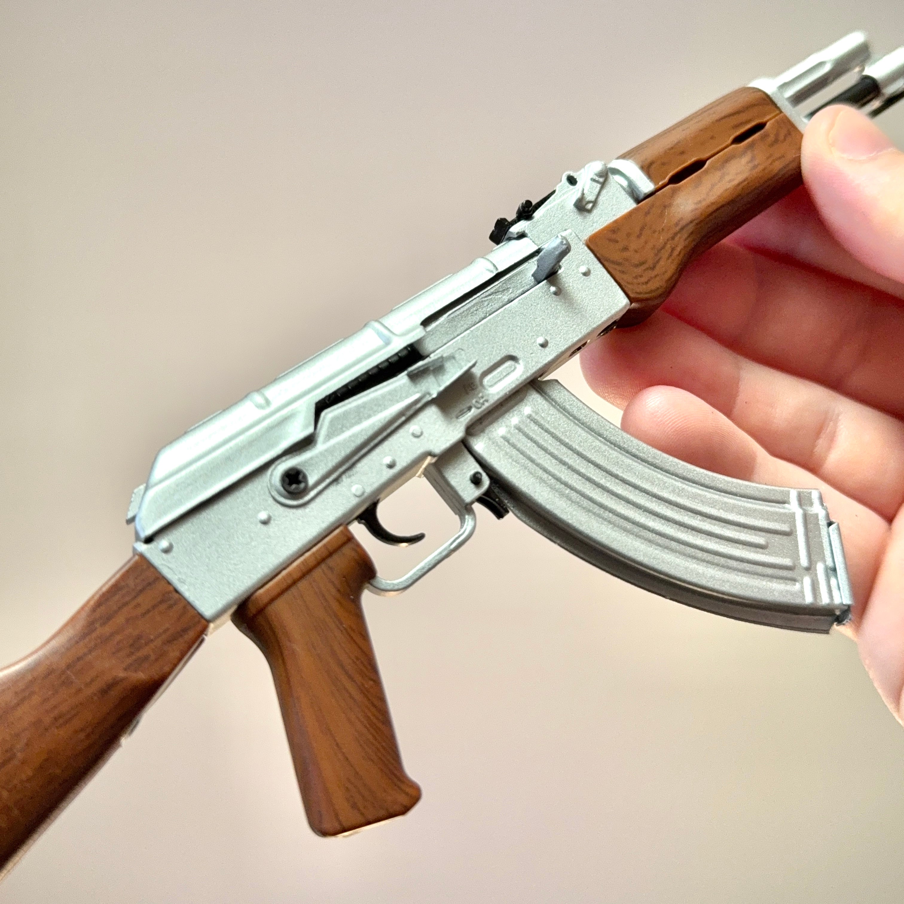 Silver AK-47 Limited Edition Model – GoatGun Models