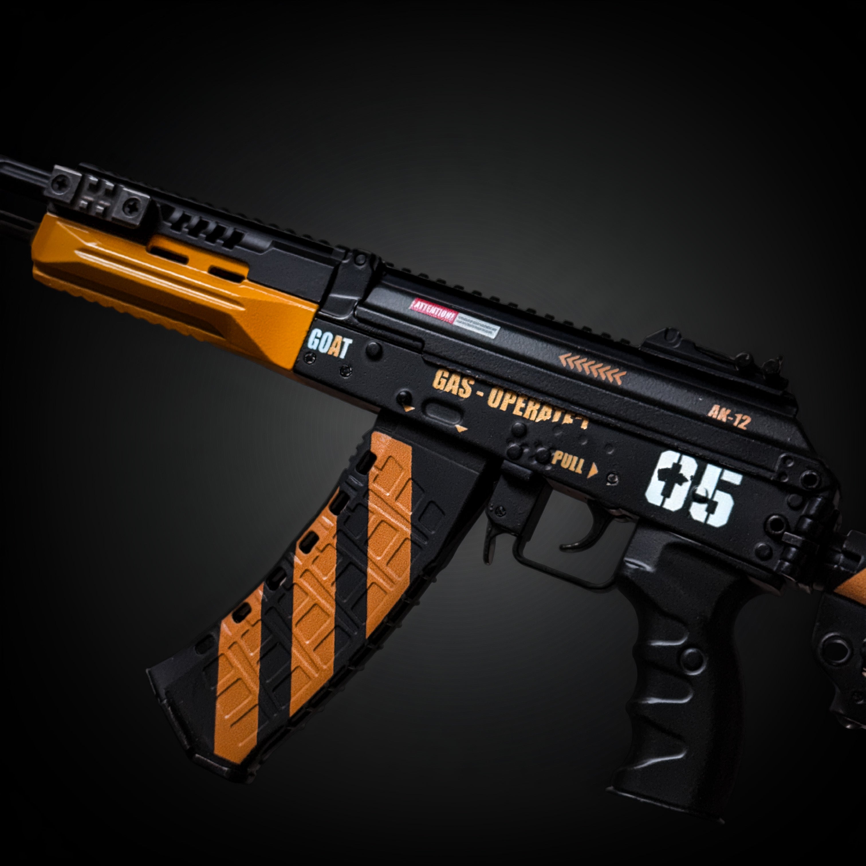AK12 Construction Limited Edition Model – GoatGun Models