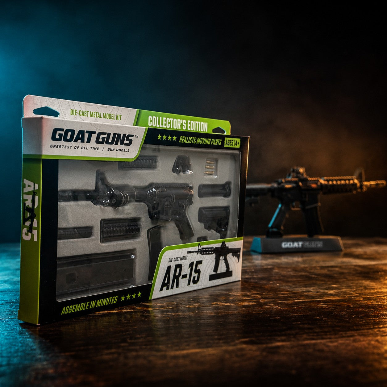 Miniature AR15 Die Cast Model Black | GoatGuns – GoatGun Models