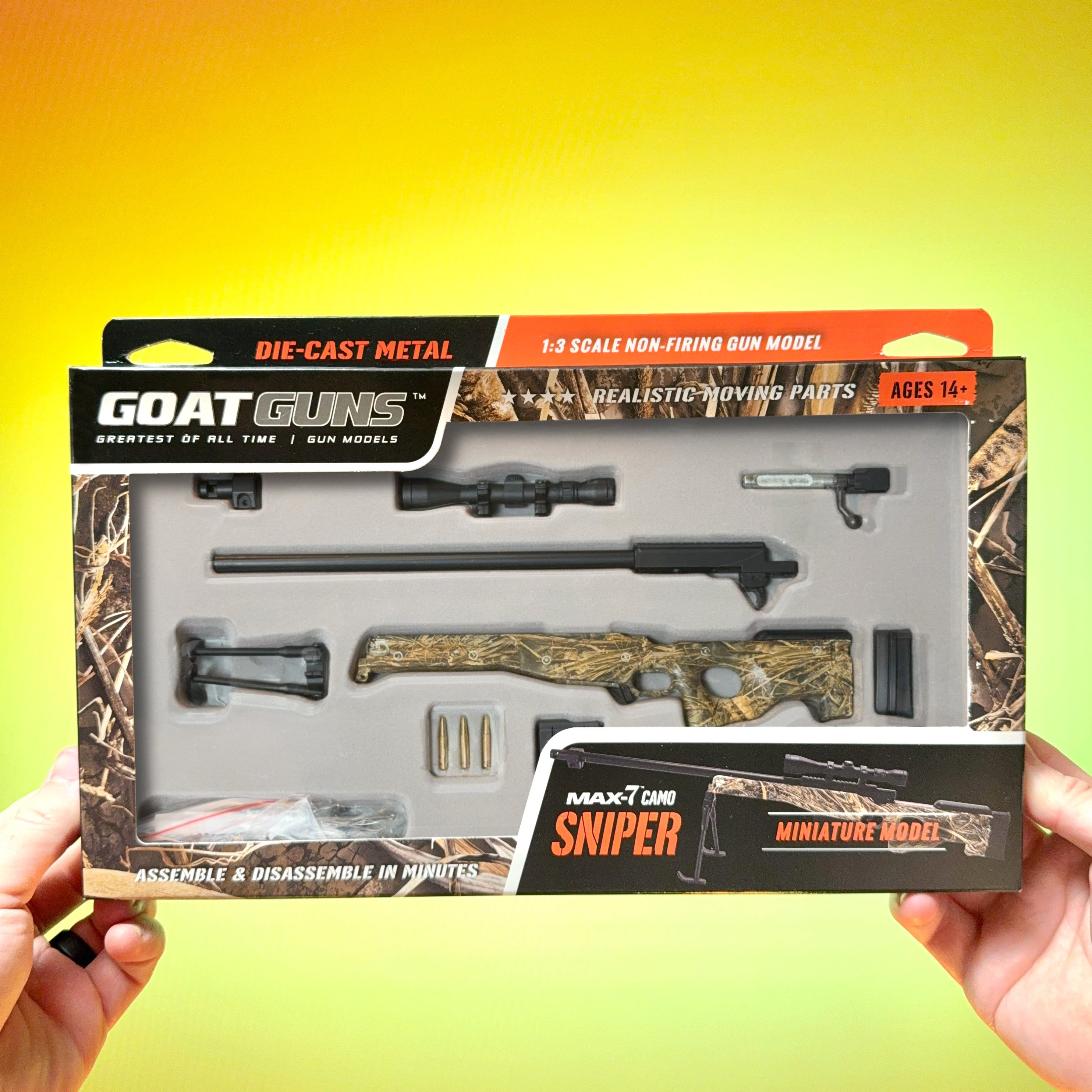 REALTREE® Sniper 1:3 Scale Model - GoatGuns – GoatGun Models
