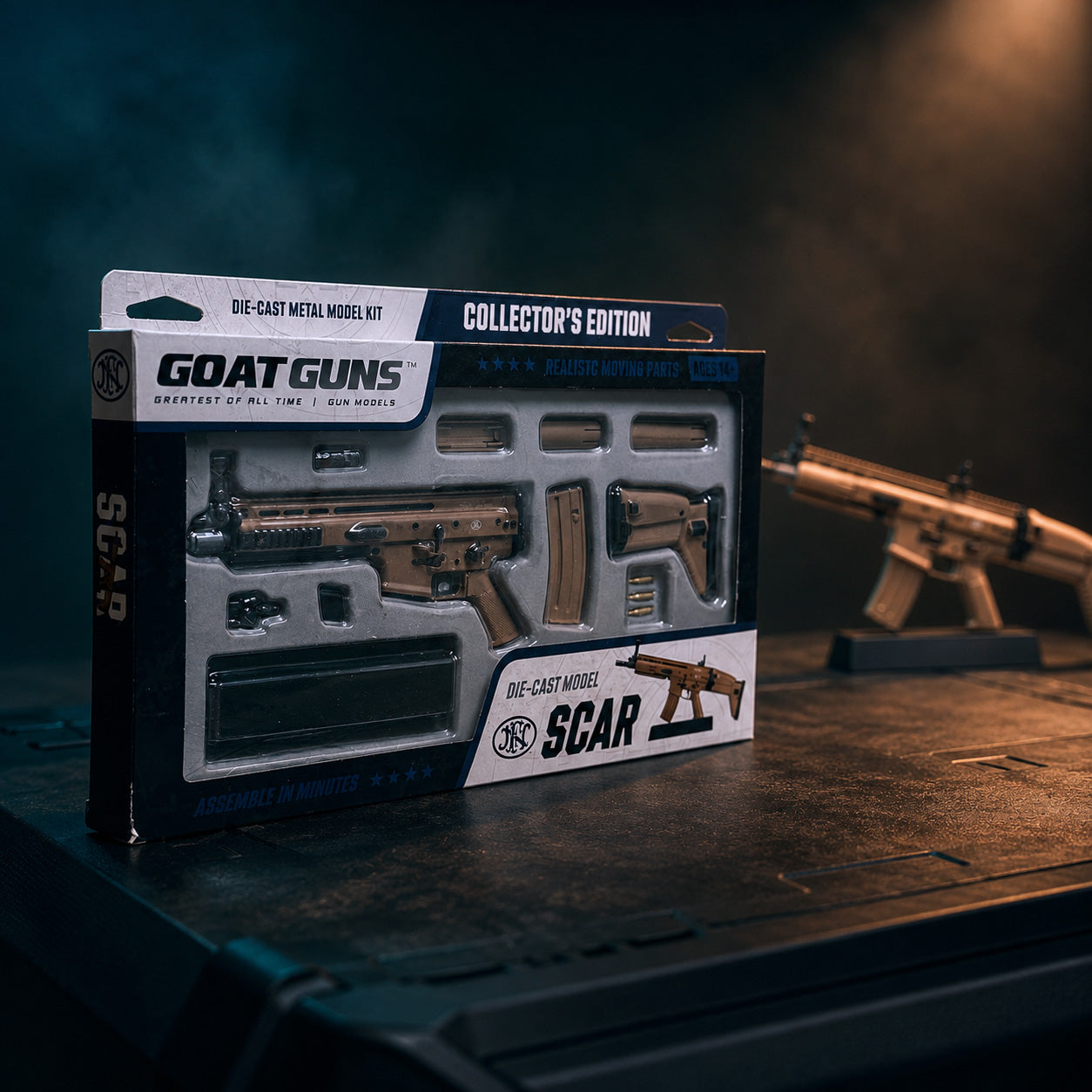Miniature AR15 Die Cast Model Black | GoatGuns – GoatGun Models