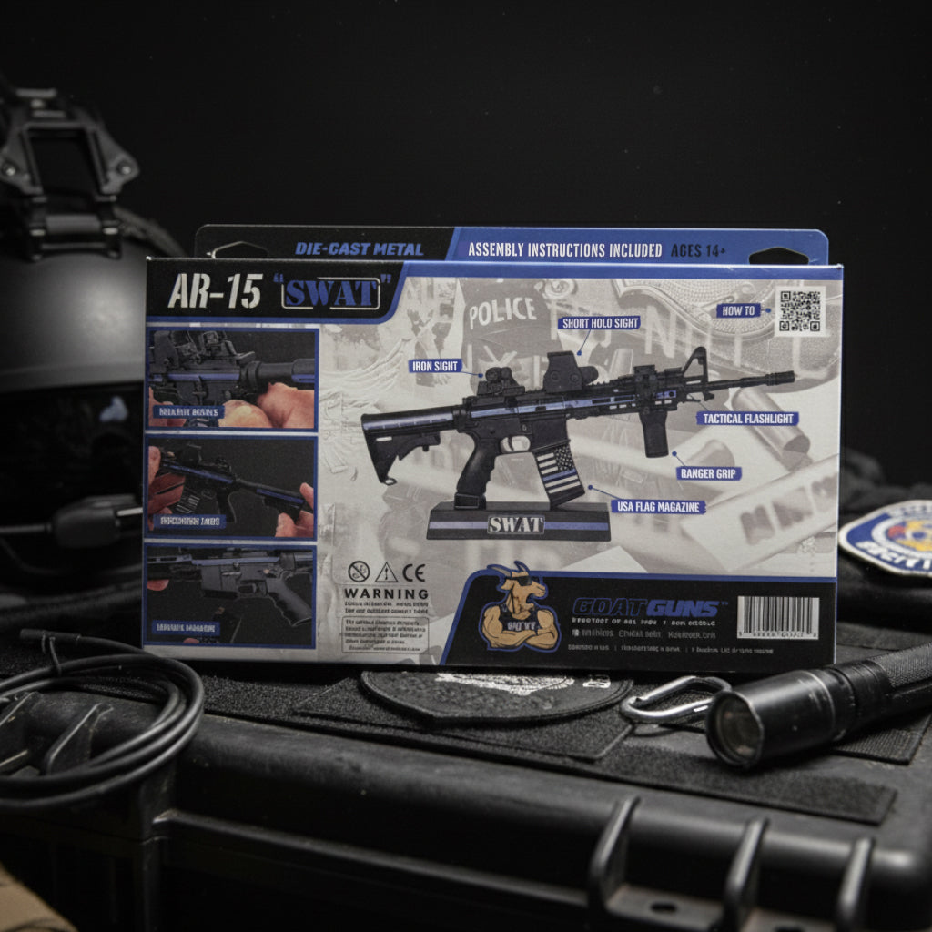 SWAT AR-15 1:3 Scale Diecast Model | GoatGuns Special Edition