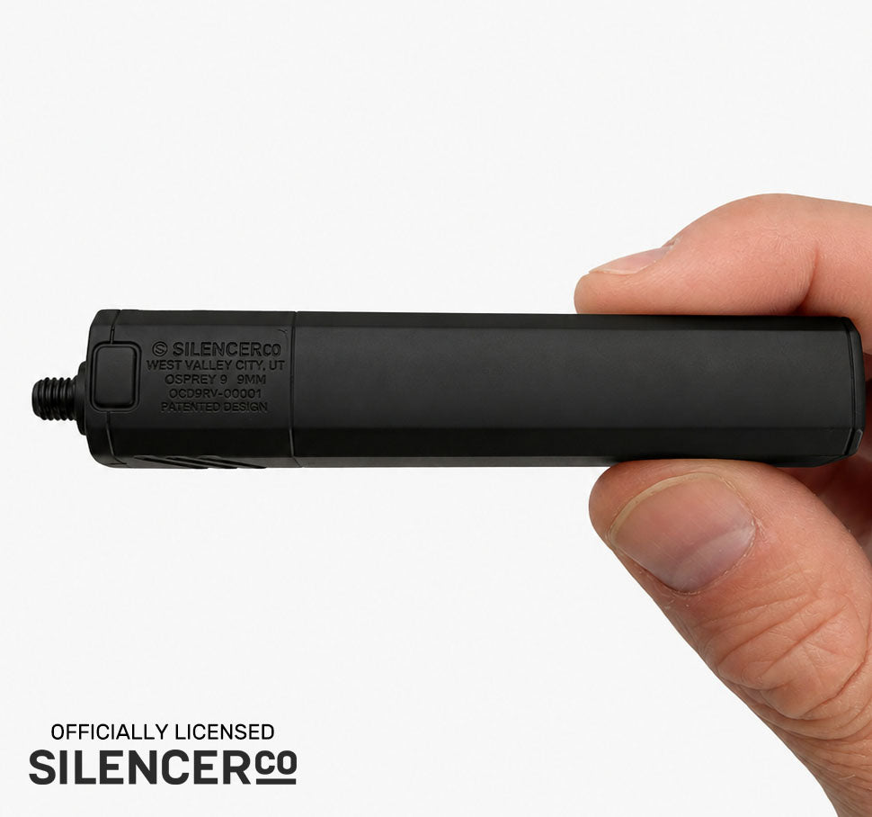 Miniature SilencerCo Suppressor 1:2.5 Model | GoatGuns Attachments