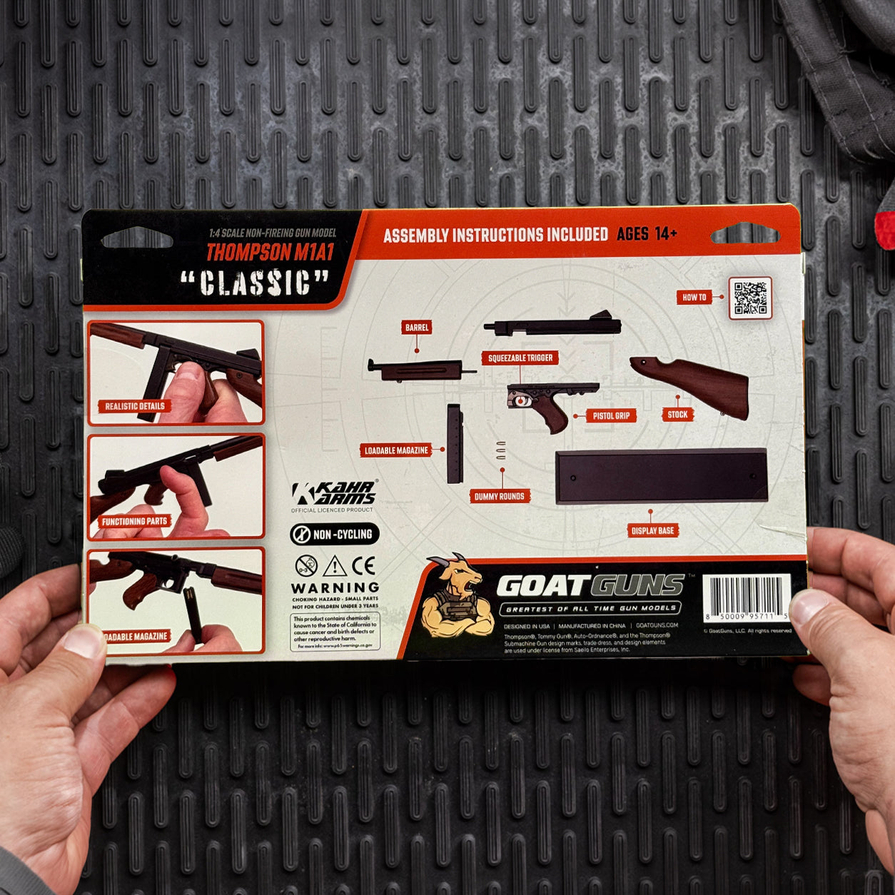 Miniature M1A1 TSMG Model WW2 Era | GoatGuns – GoatGun Models