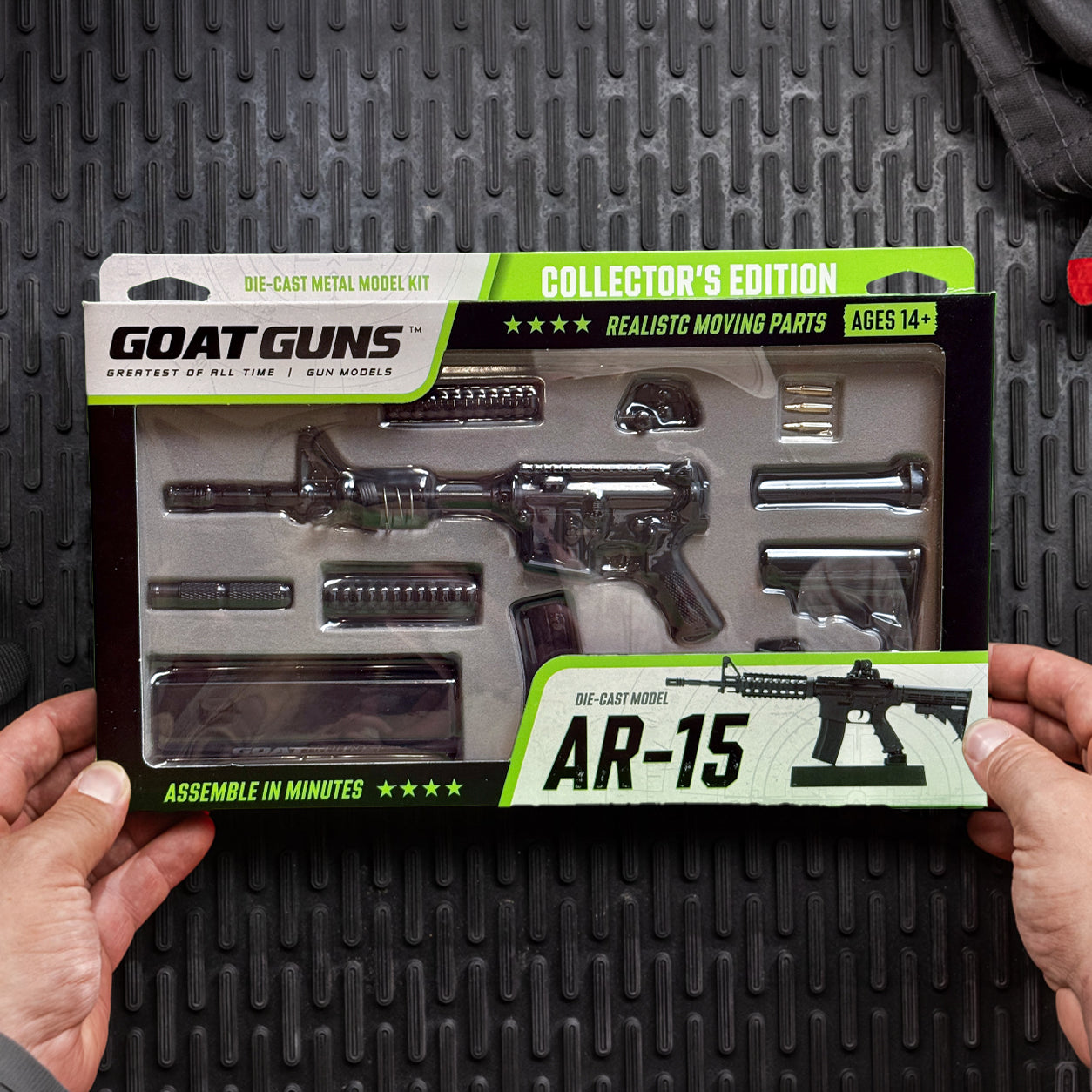 Miniature AR15 Die Cast Model Black | GoatGuns – GoatGun Models