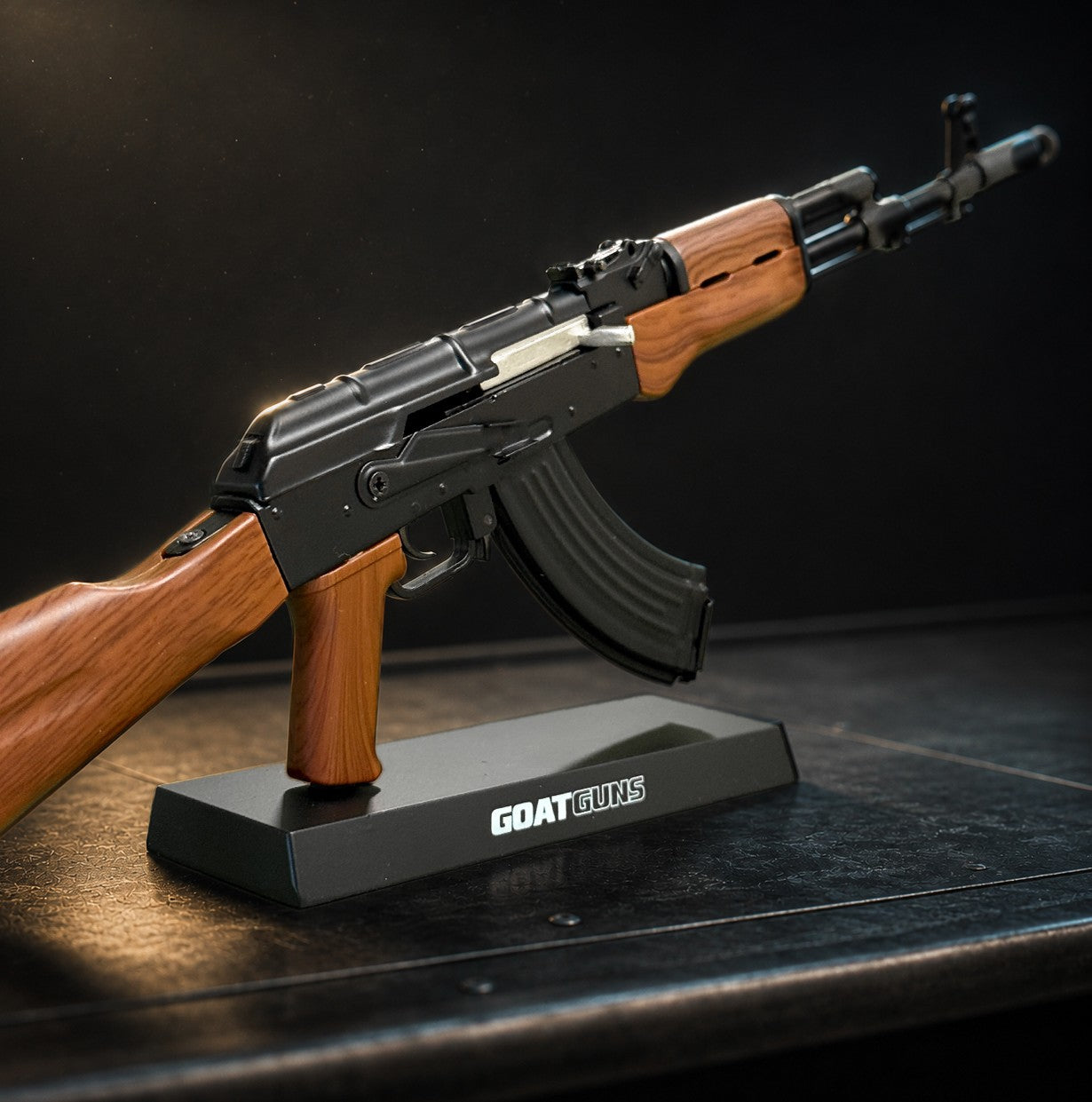Miniature AK47 Model in Black | GoatGuns – GoatGun Models