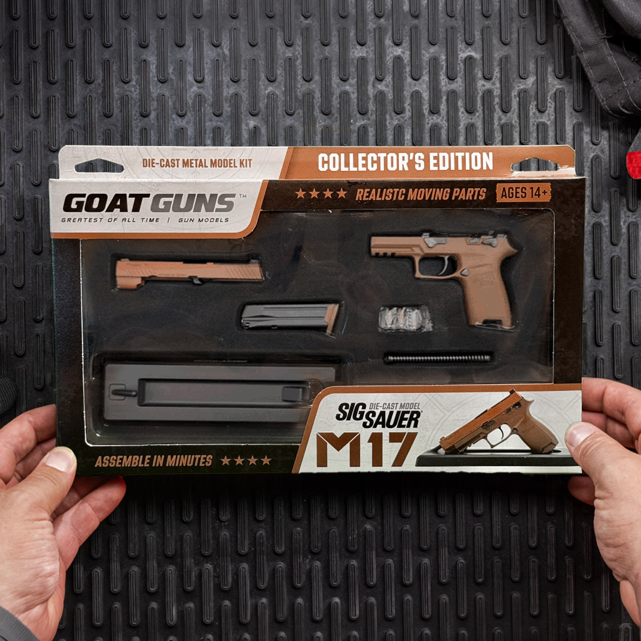 Miniature SIG SAUER M17 Model Tan | GoatGuns – GoatGun Models