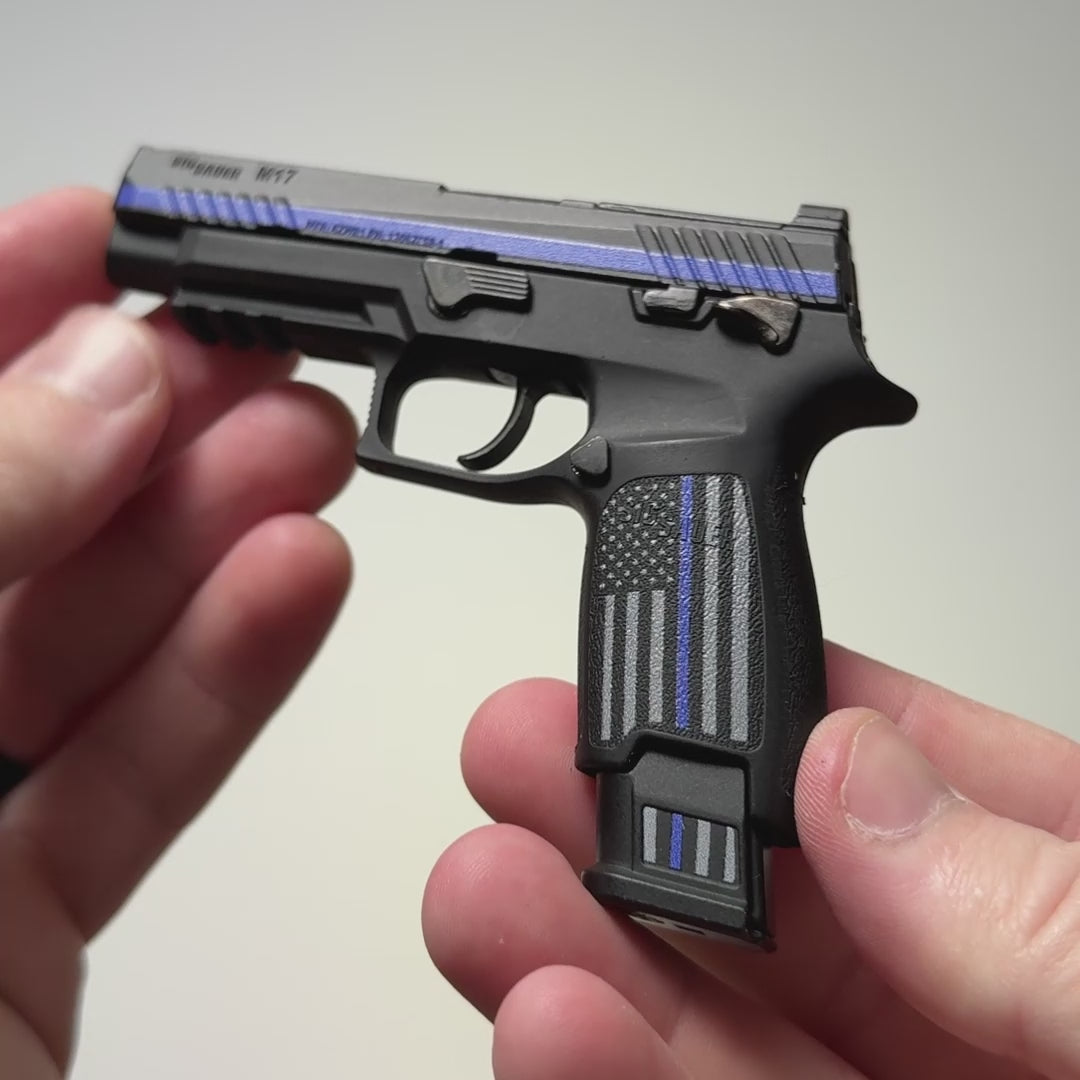 SIG SAUER M17 Model Thin Blue Line Edition 1:2.5 Scale – GoatGun