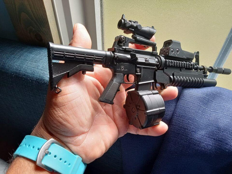 Customer setup featuring a GoatGuns model