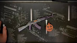 Mini AK 47 - RARE HALLOWEEN EDITION