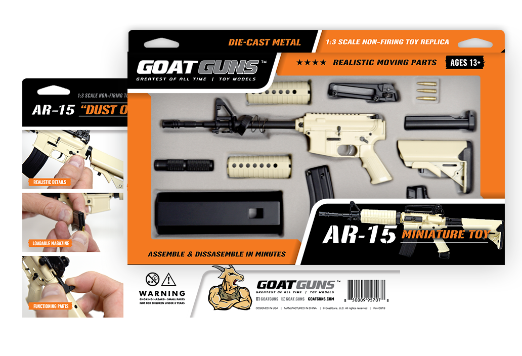 AR15 1:3 Scale Model - FDE