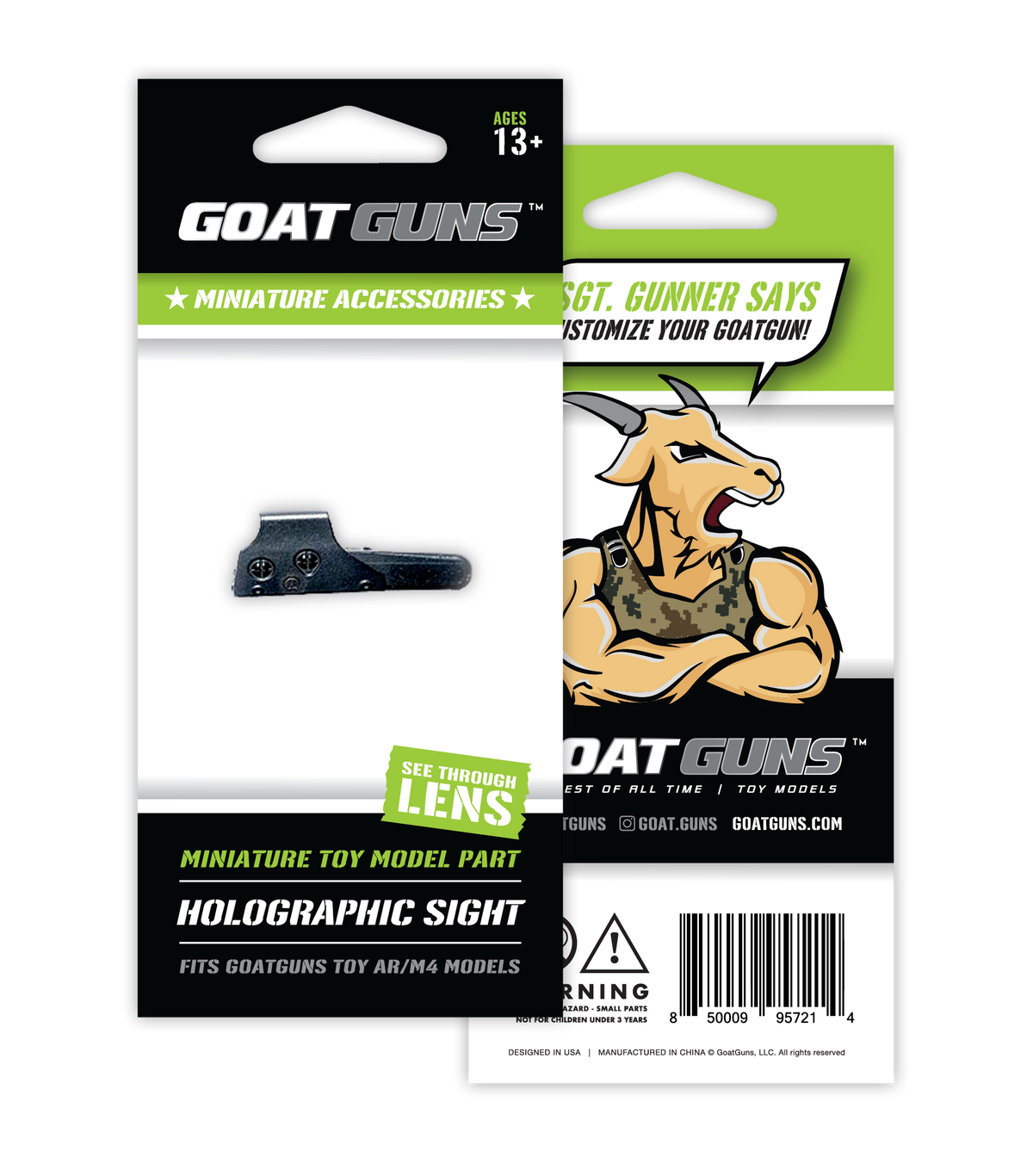 Miniature Holographic Sight | GoatGuns Attachments – Goat Guns